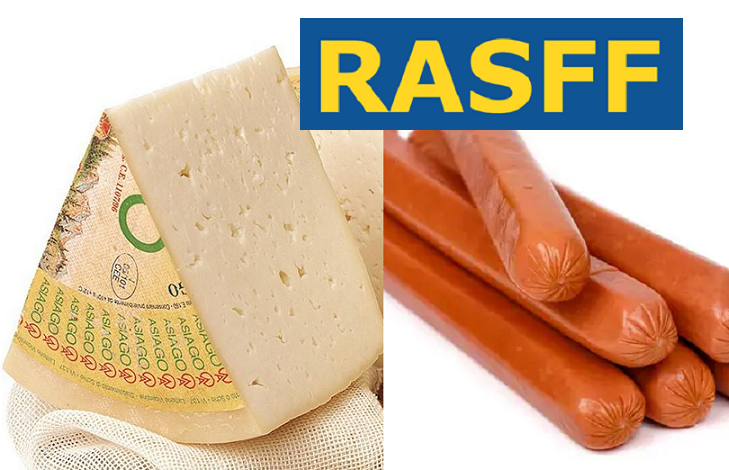 Повідомлення RASFF щодо виявлення Listeria monocytogenes у сирі та сосисках з м’яса птиці, експортованих з Італії