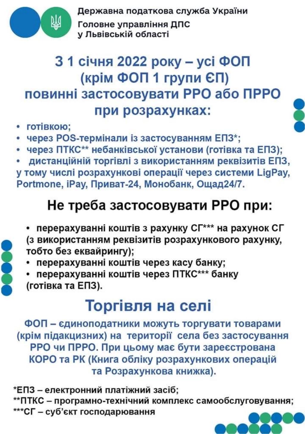 РРО для ФОП: кому потрібен касовий апарат у 2022 році