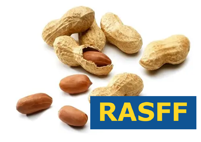 Повідомлення RASFF щодо перевищення максимально допустимого рівня афлотоксинів в арахісі в шкаралупі, що експортувався з Єгипту