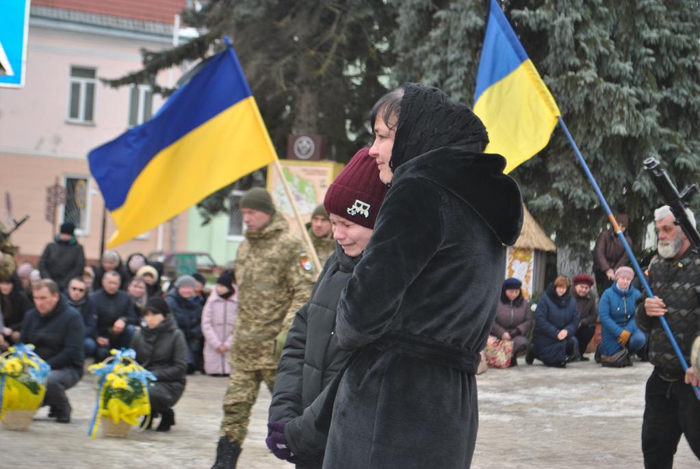 Рогатинська громада прощається з Героєм 