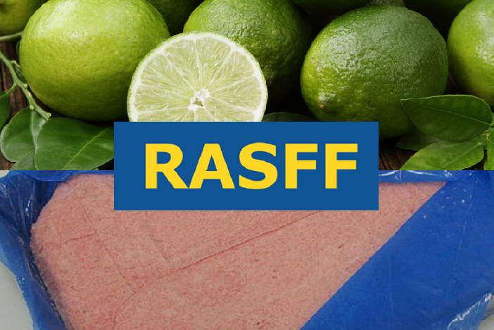 Щодо виявлення неавторизованої речовини диметоат у лаймах з Бразилії та сальмонели у курячому м’ясі з Польщі