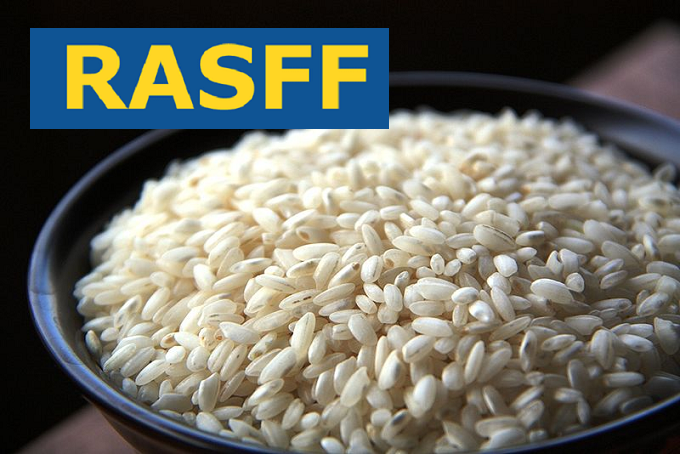 Повідомлення RASFF стосовно виявлення перевищення допустимого рівня кадмію у рисі для ризотто, що експортувався з Італії