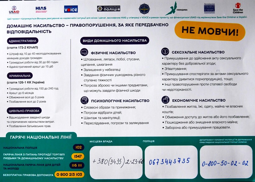 Домашнє насильство - правопорушення за яке передбачено відповідальність