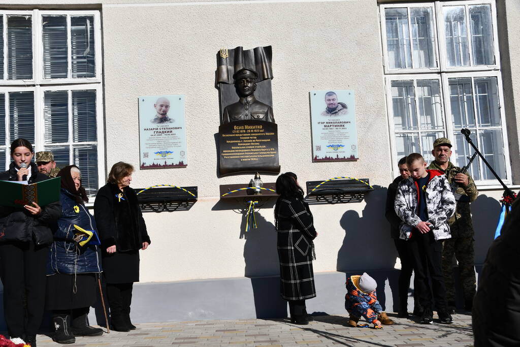 У Заланові відкрили меморіальні дошки двом Героям